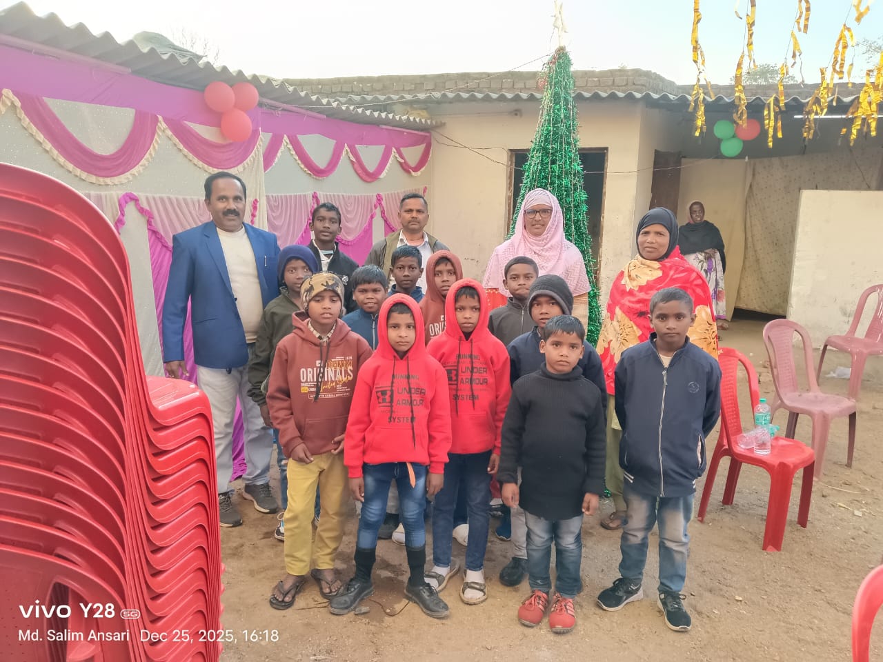 Children playing outside