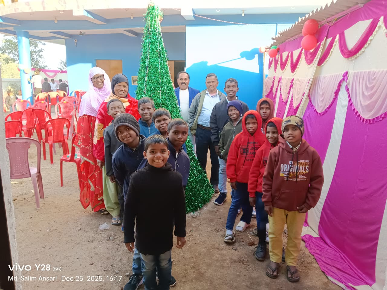 Children playing outside